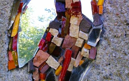 Visuel de la mosaïque in situ à Bou - 2014