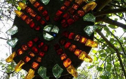 Visuel de la mosaïque : Sans titre mosaïque en dalle de verre - 2016