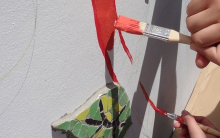 Détails de la fresque du lycée Blanqui - 2015