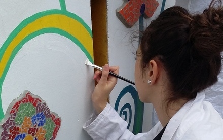 Détails de la fresque du lycée Blanqui - 2015