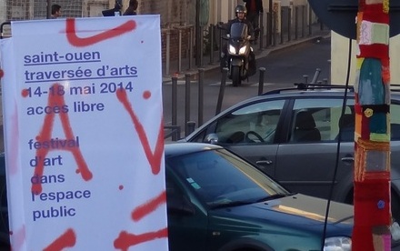 Détails de l'installation pour traversée d'art (st-Ouen) - 2014